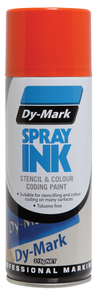 DY-MARK SPRAY INK ORANGE 315G AEROSOL